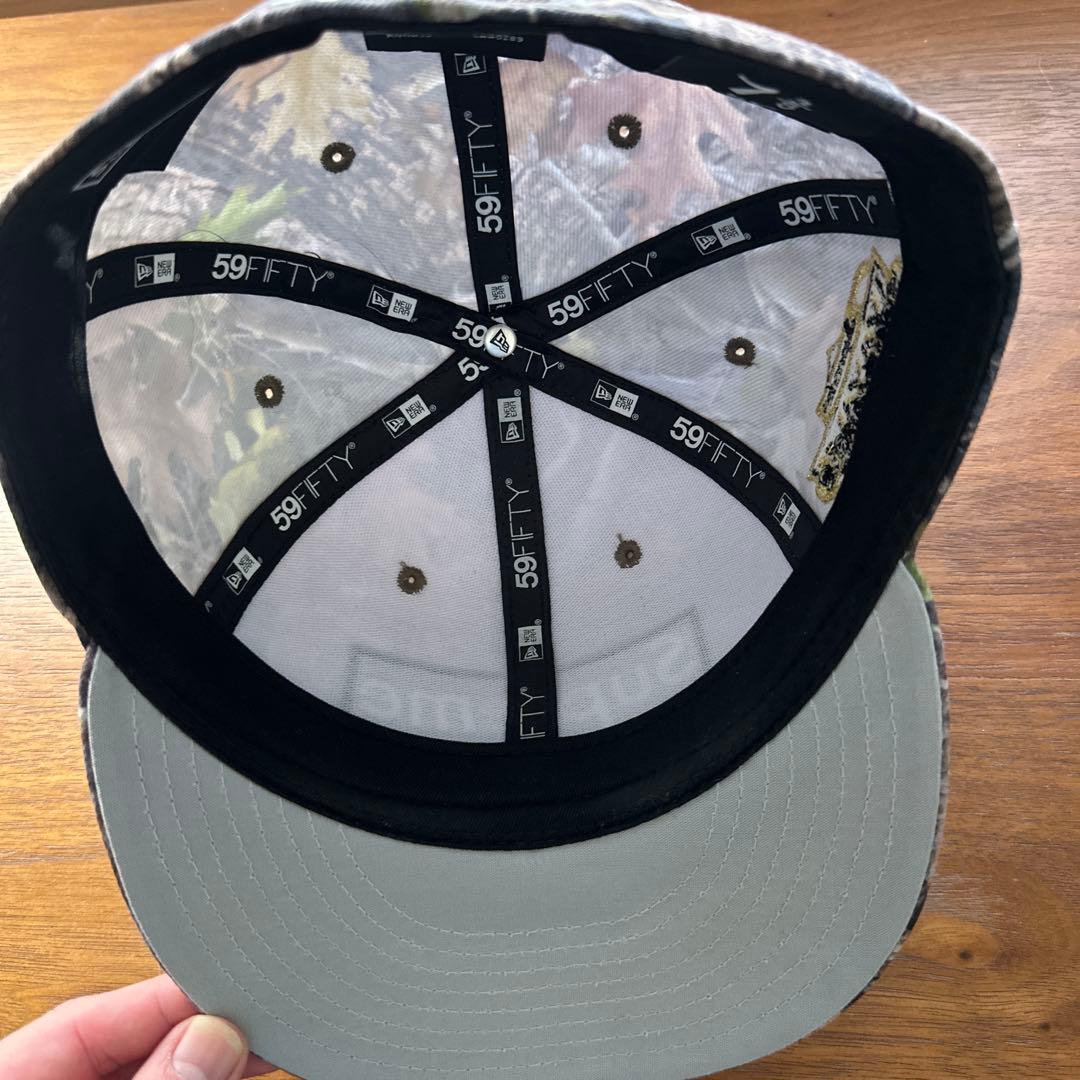 Supreme BoxLogo NewEra 7 3/8 リアルツリー 25SS