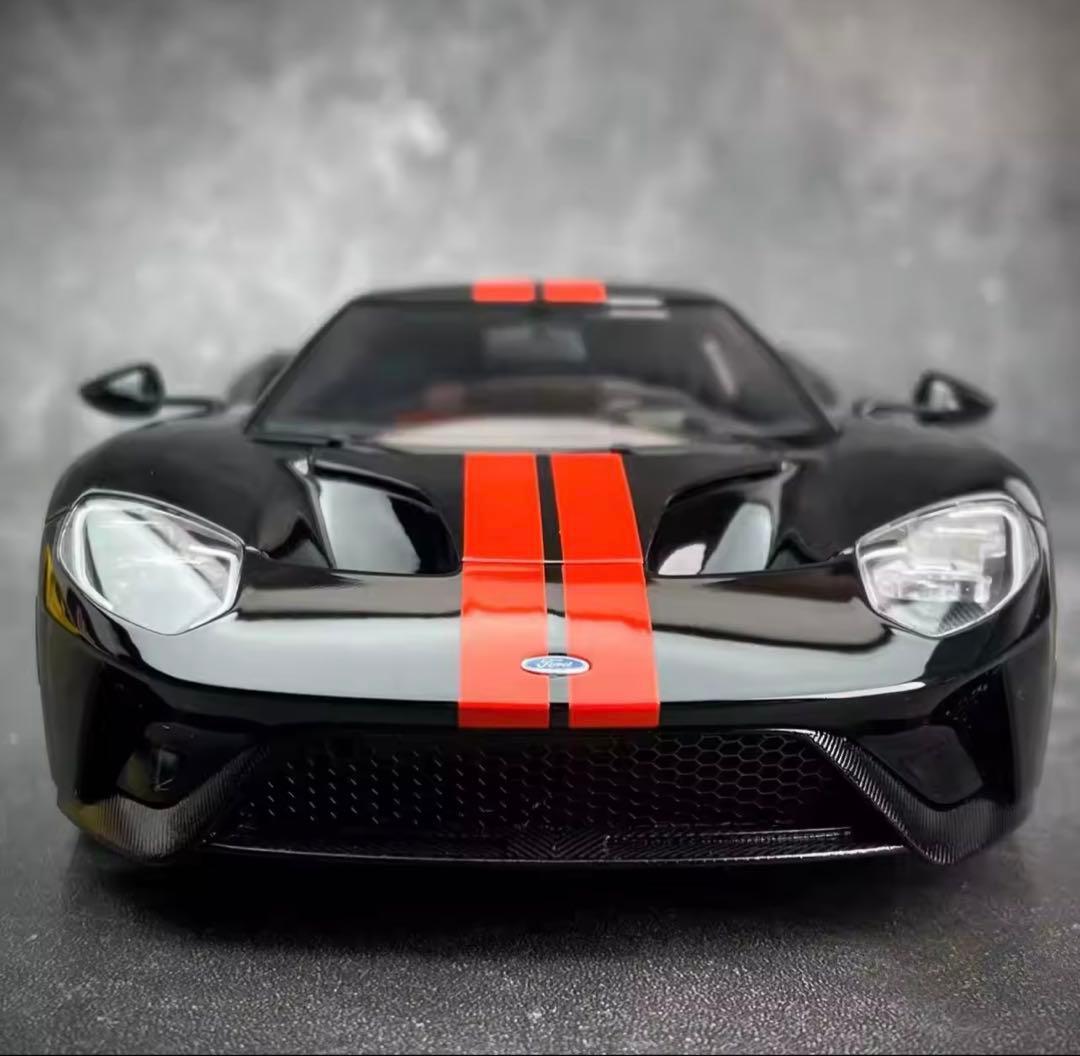 AUTOart Ford GT 1/18 ブラック/オレンジダイキャスト￼