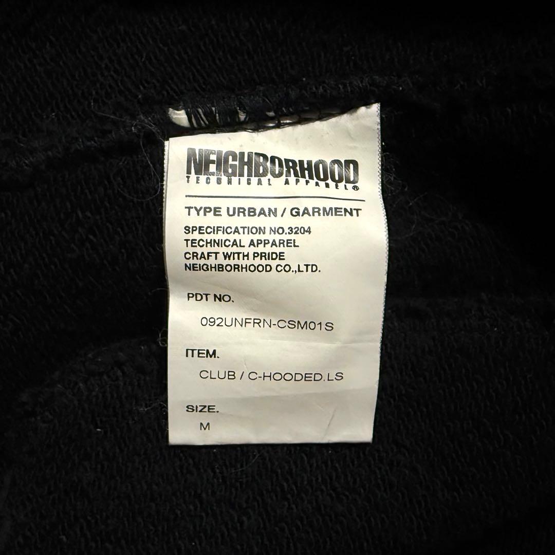 希少 NEIGHBORHOOD × fragment ジップ パーカー 黒 M