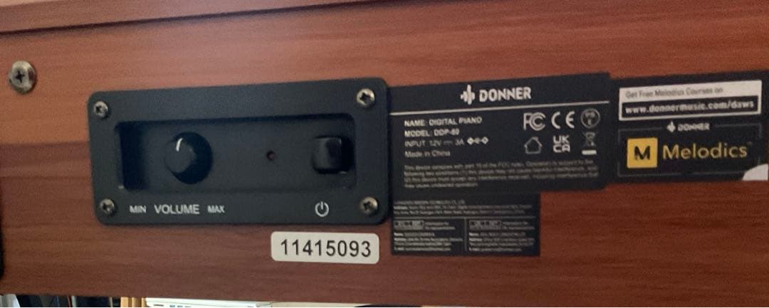 ☆Donner DDP-80☆電子ピアノ(2023年12月購入)