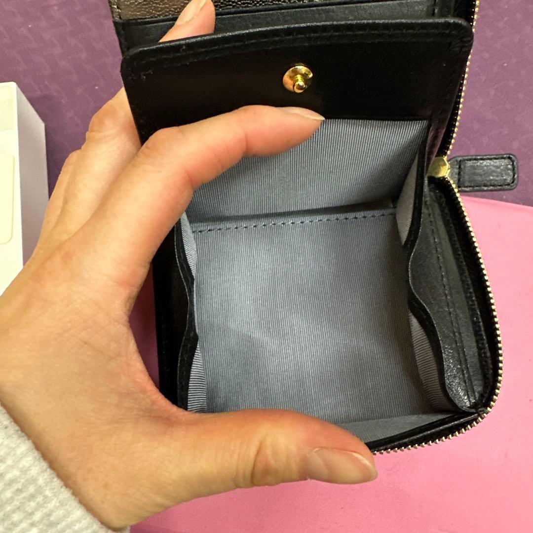 【yama様ご売約済】PRIMAPELLE ラムレザージッパーミニウォレット