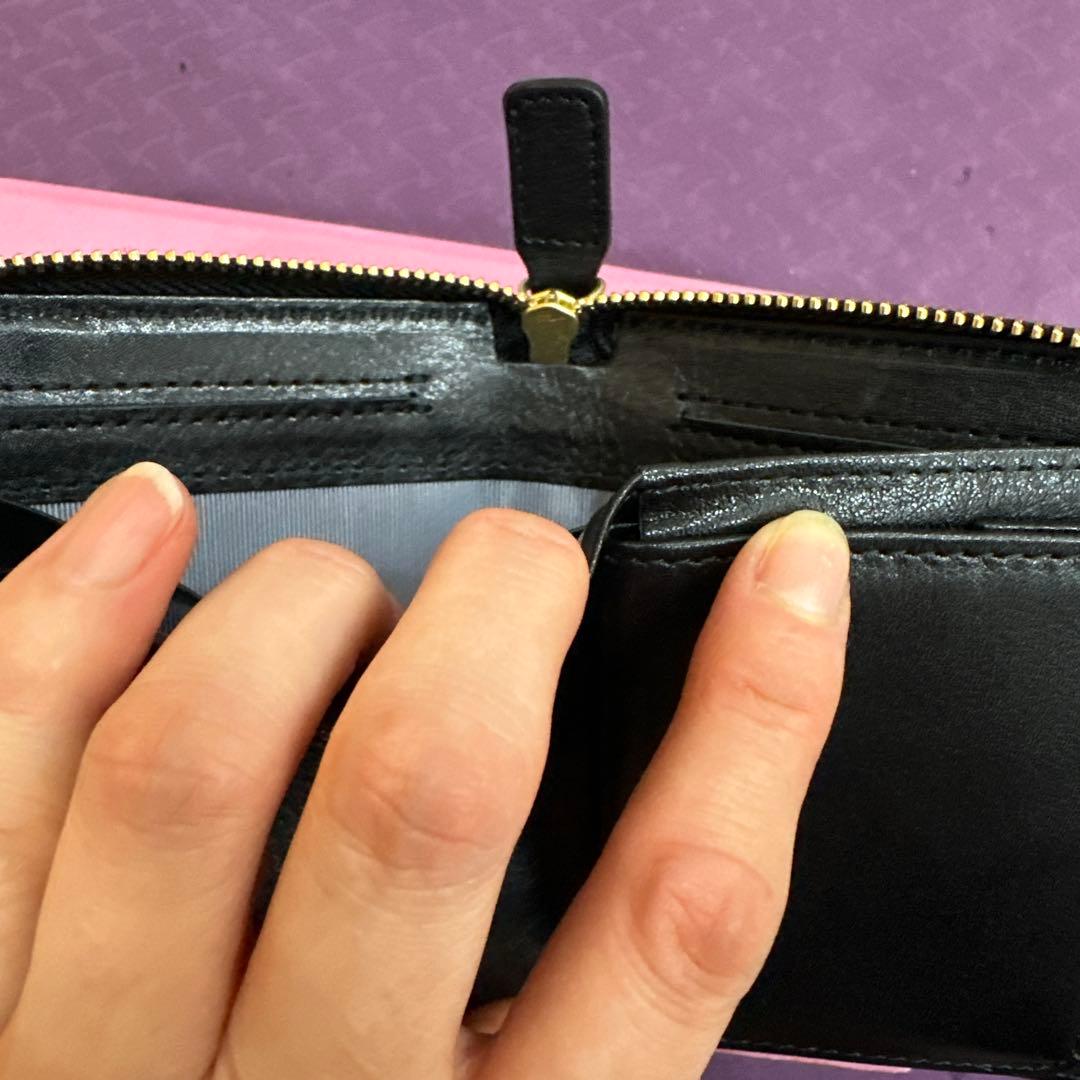 【yama様ご売約済】PRIMAPELLE ラムレザージッパーミニウォレット