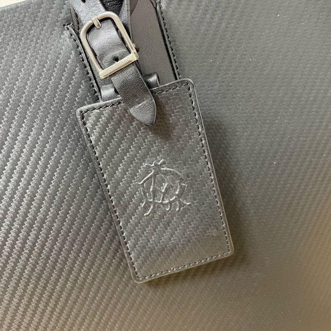 ダンヒル　ビジネスバッグ　ブリーフケース　レザー　ブラック