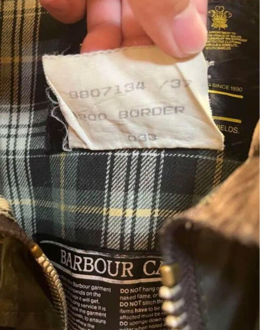 蓮*花様 Barbour BORDER 88年製 80s