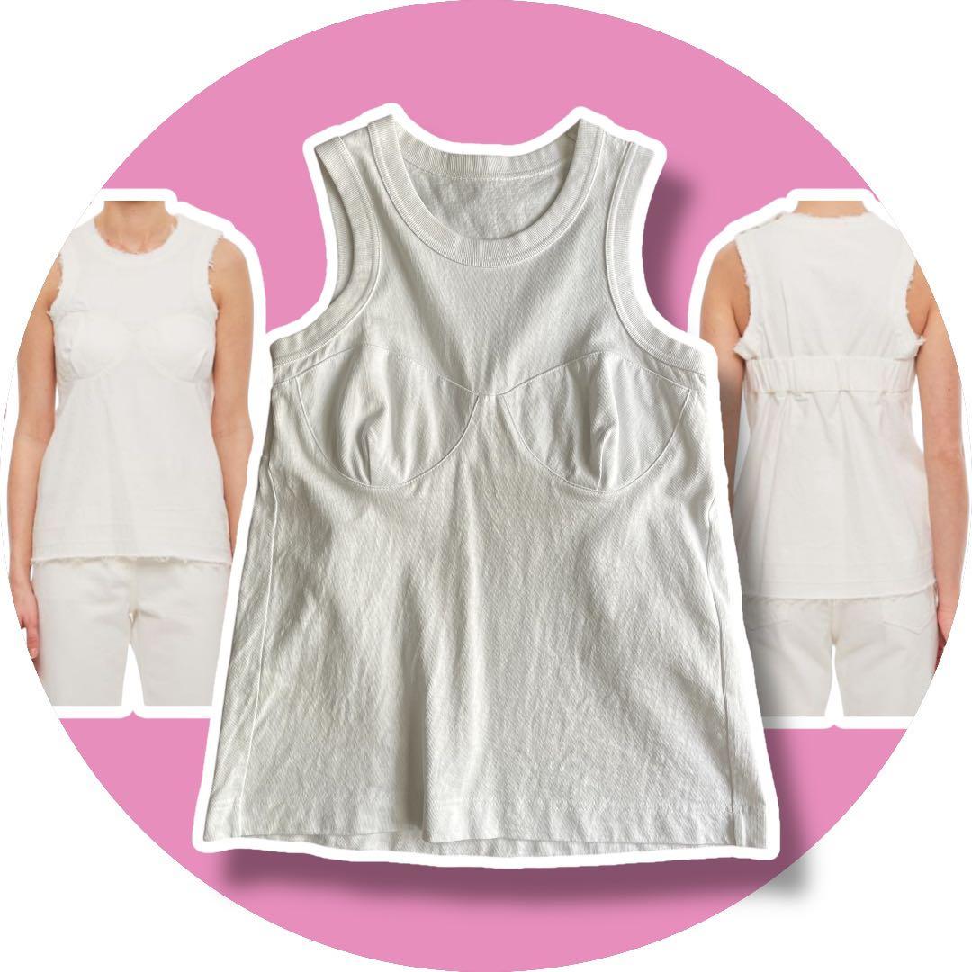 sacai 23ss ビスチェタンクトップ 23-06565 /YT