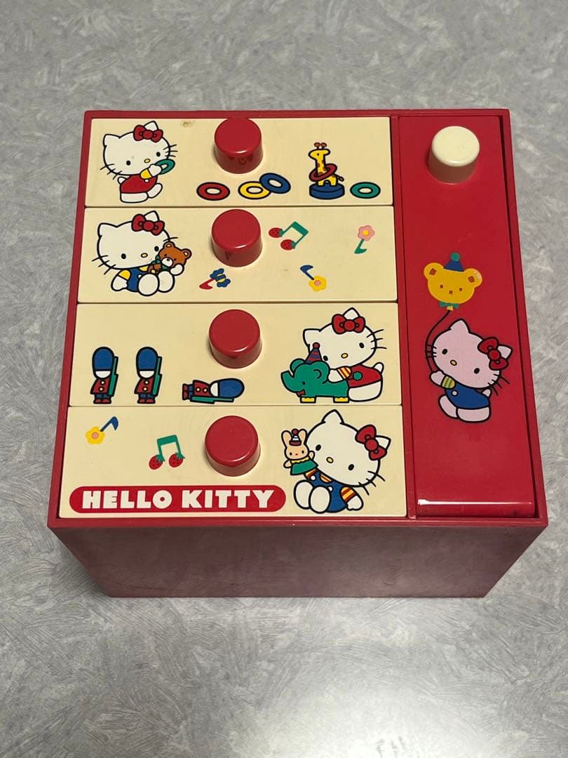 HELLO KITTY ハローキティ　 ミニチェスト レトロ