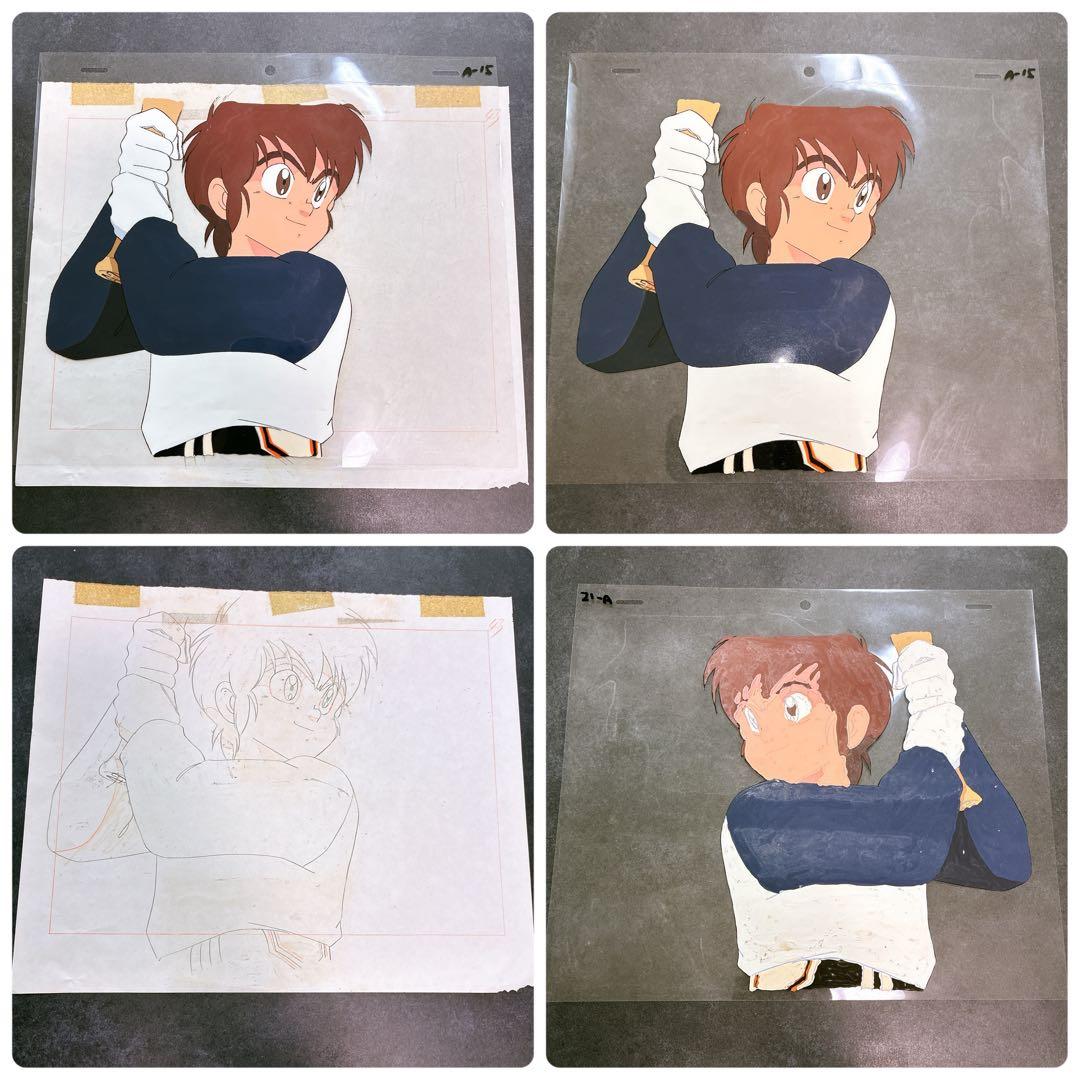 童夢くん セル画 動画付き 読売ジャイアンツ 5種セット 新庄童夢 アニメ 野球