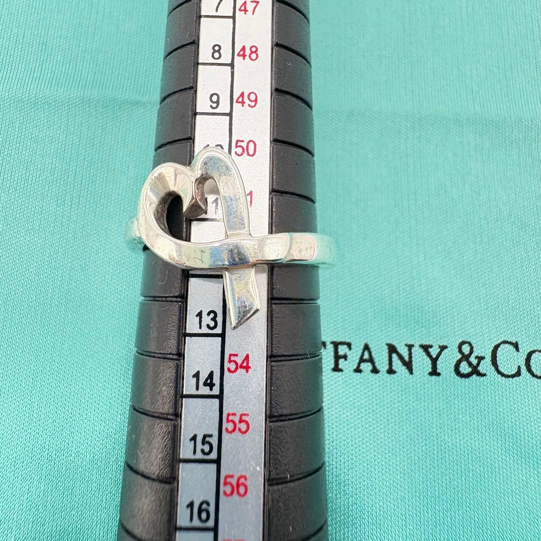【美品】ティファニー ラビングハート リング パロマピカソ 925約13号