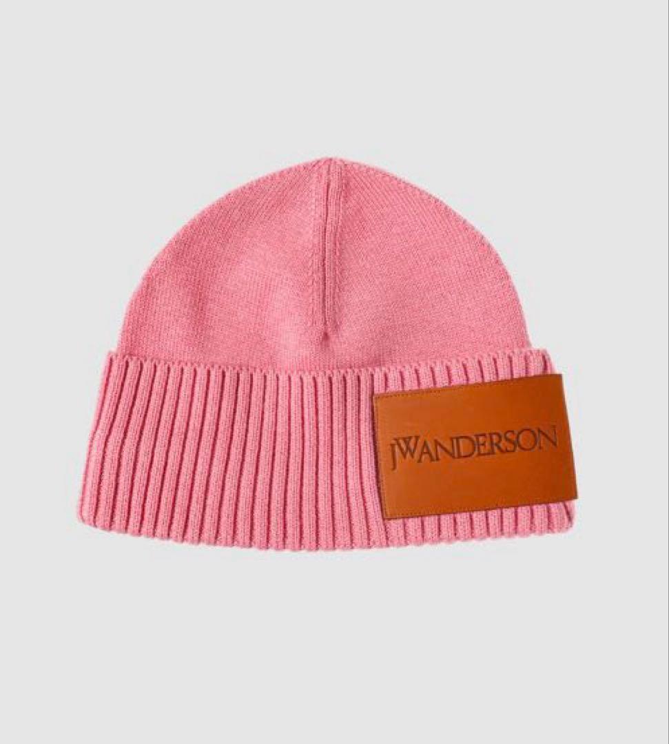 JW Anderson ピンク ニット帽