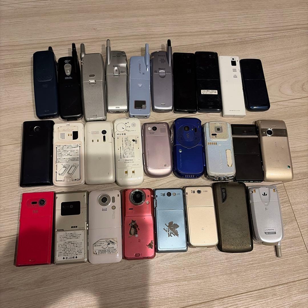 携帯電話　ガラケー　27点　まとめ売り　ジャンク品