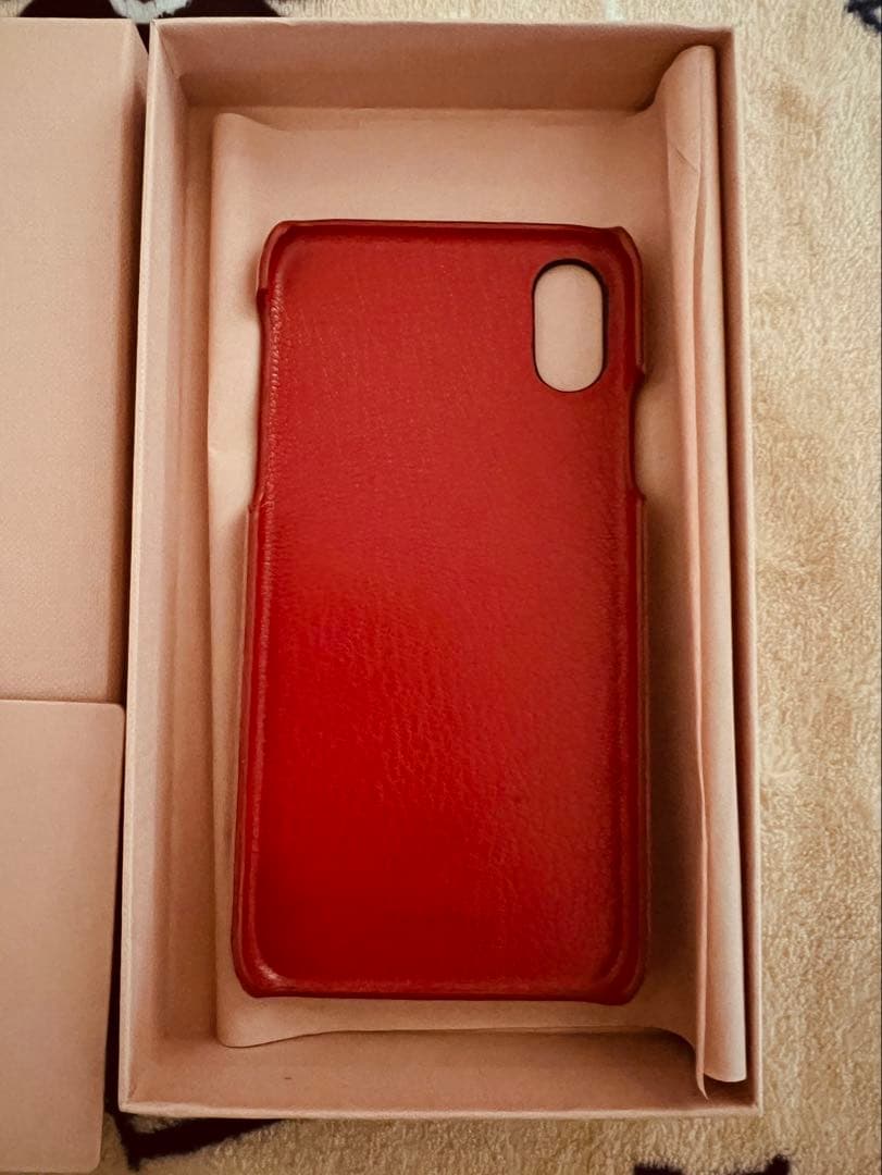 正規　MIUMIU miumiuiPhoneX XSカバー 色 ピンク