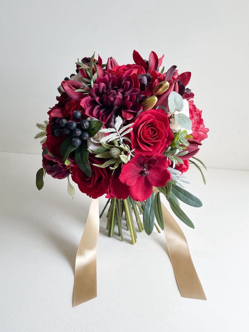 アーティシャルフラワー　ブーケ、ブートニア