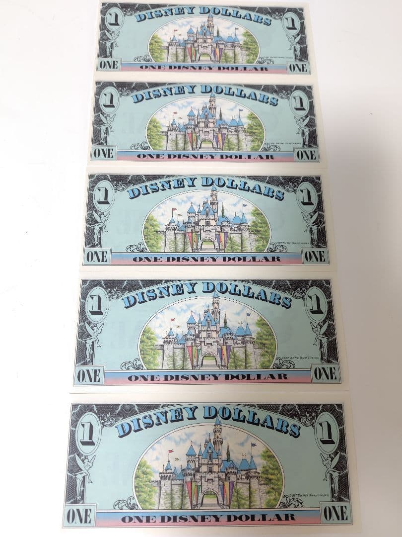 レア 1987年 DisneyDollars カリフォルニア A