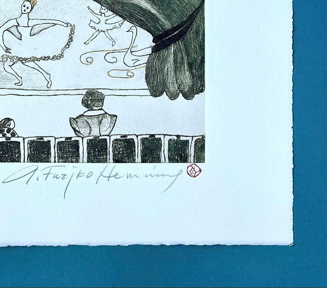 魂のピアニストFujiko Hemming版画フジ子・ヘミング 絵画 音楽 限定