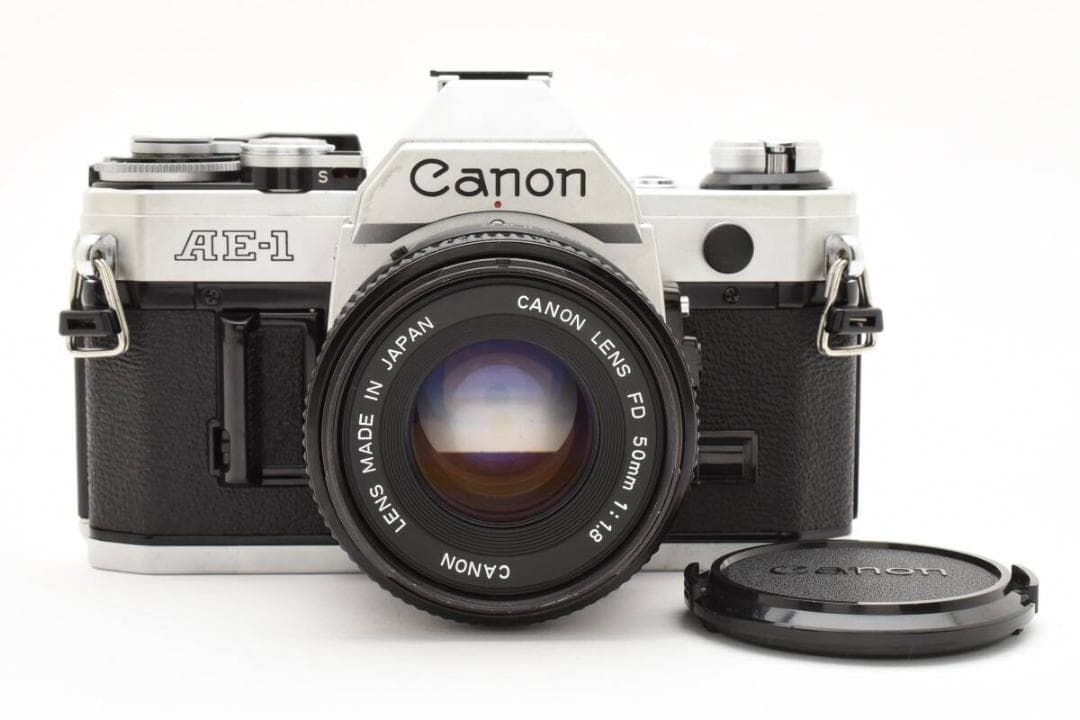 ■ 美品 ■ キャノン　Canon AE-1 + NEW FD 50mm 1.8