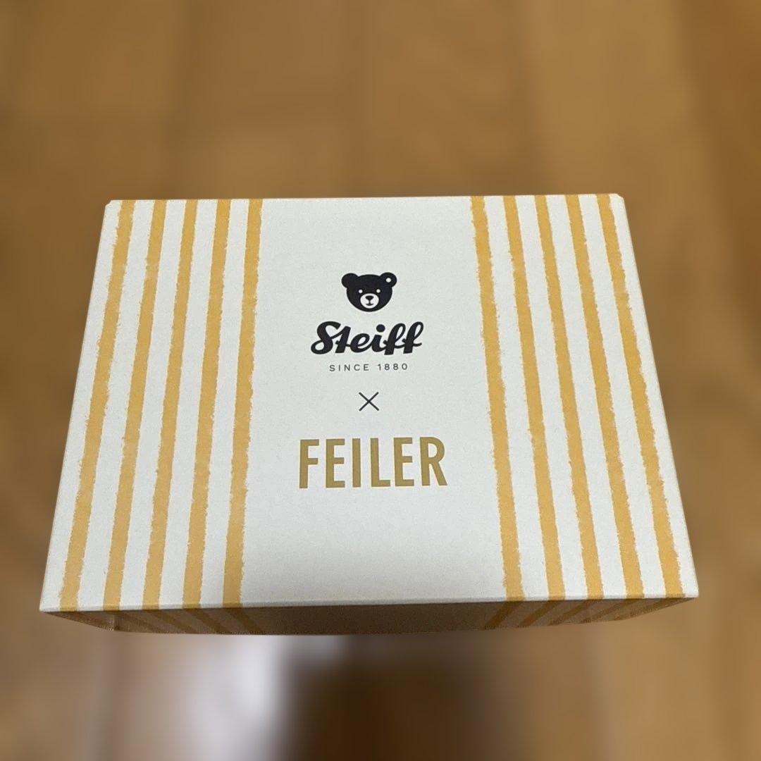 FEILER シュタイフ　steiff キーチェーンハンカチセット