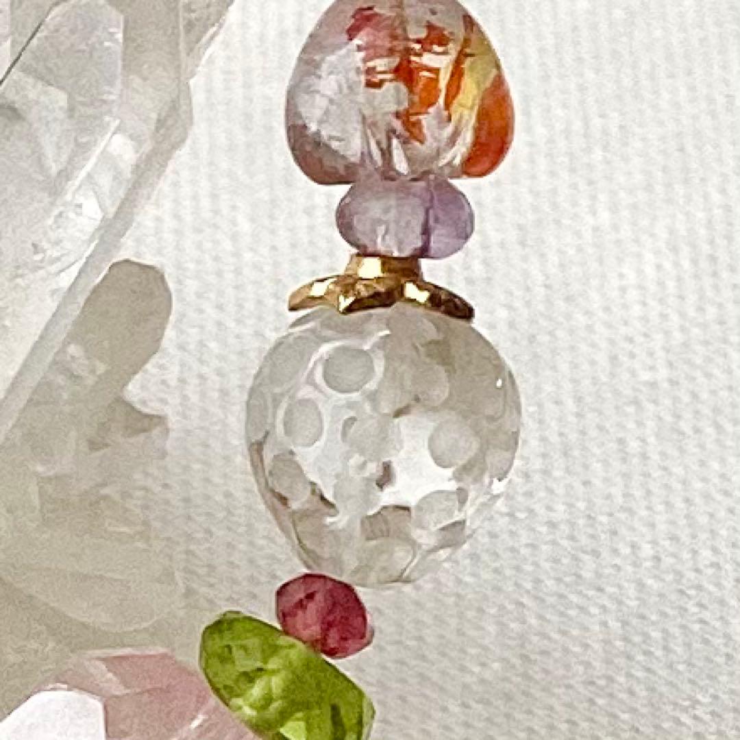 甘夏  ★天然石ブレスレット ♪ 358