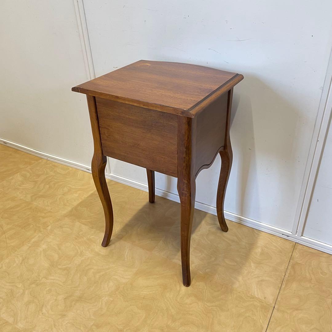 アンティーク調 猫脚 チェスト サイドテーブル コンソール 花台 電話台