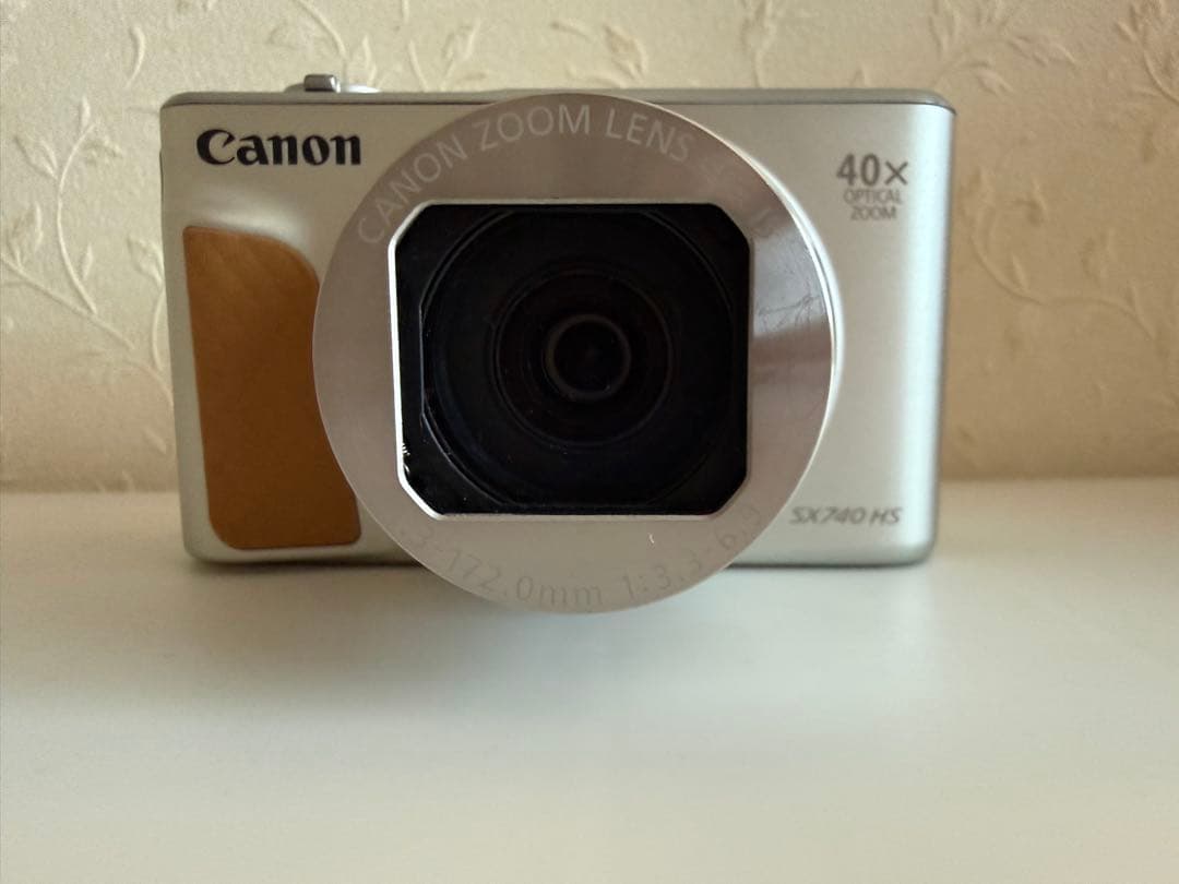 デジタルカメラCanon SX740 HS シルバー 40倍光学ズーム