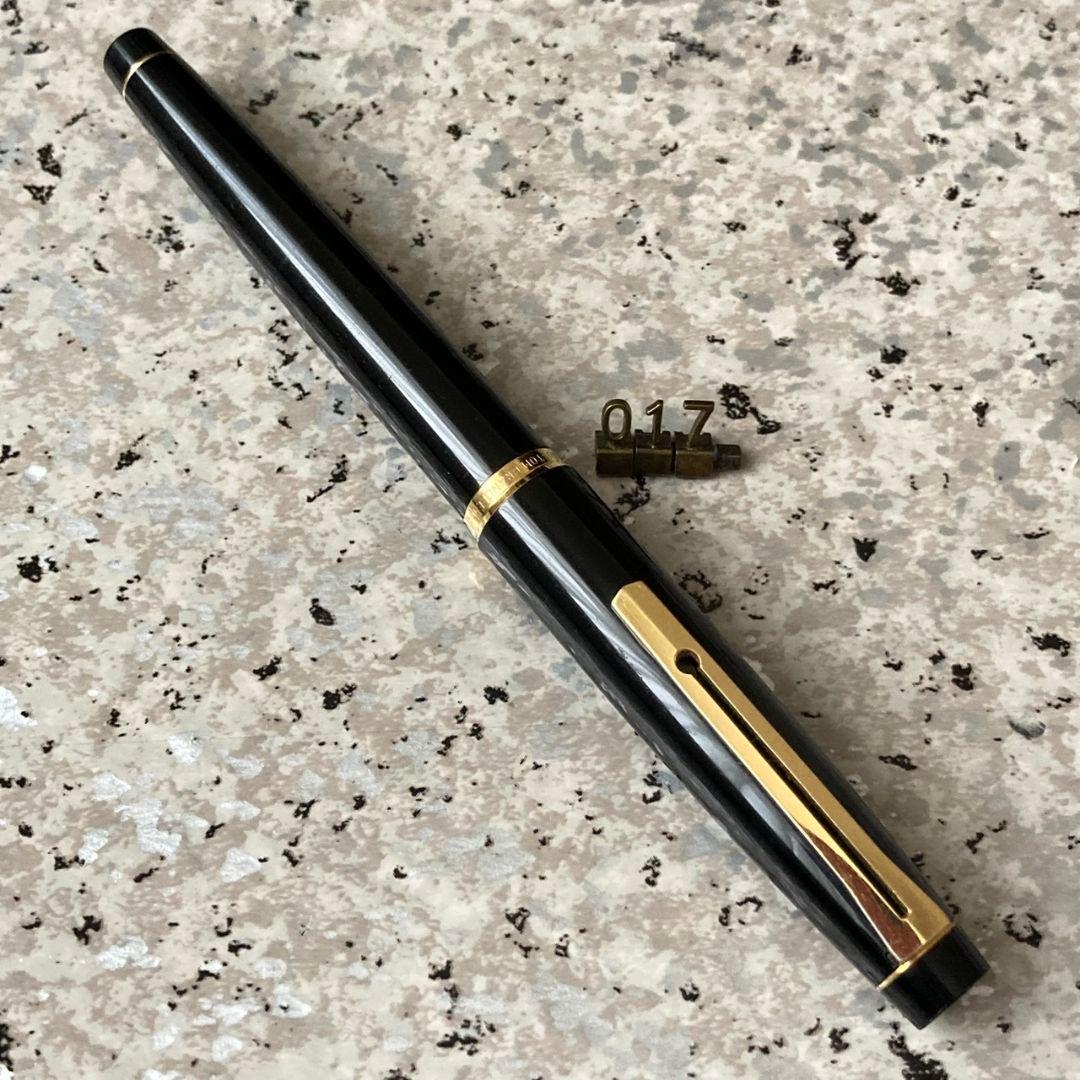 #017 オーバーホール済み 万年筆 レア PILOT CUSTOM 14k