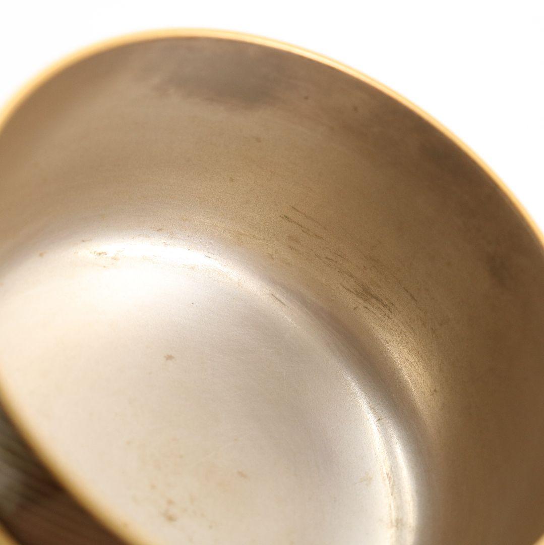 田崎昭一郎作 輪島塗 櫛千鳥蒔絵 平棗 内銀溜 村上宗信書付　rM787　N4