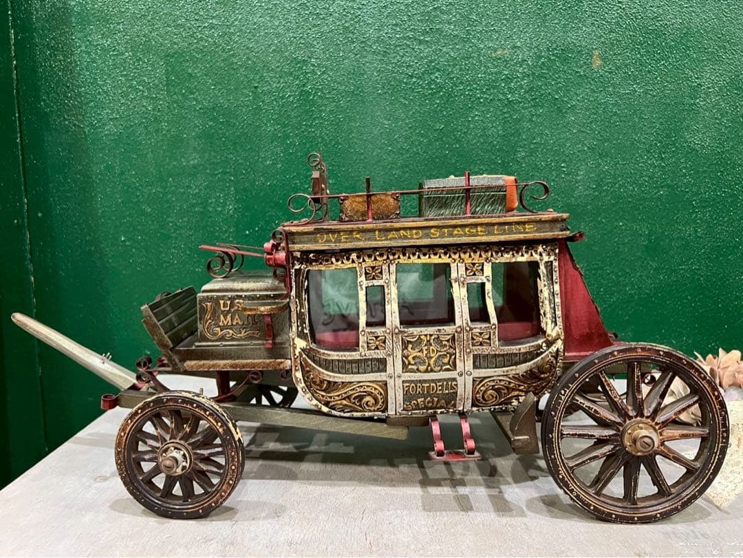 馬車 置物 アンティーク 希少 インテリア