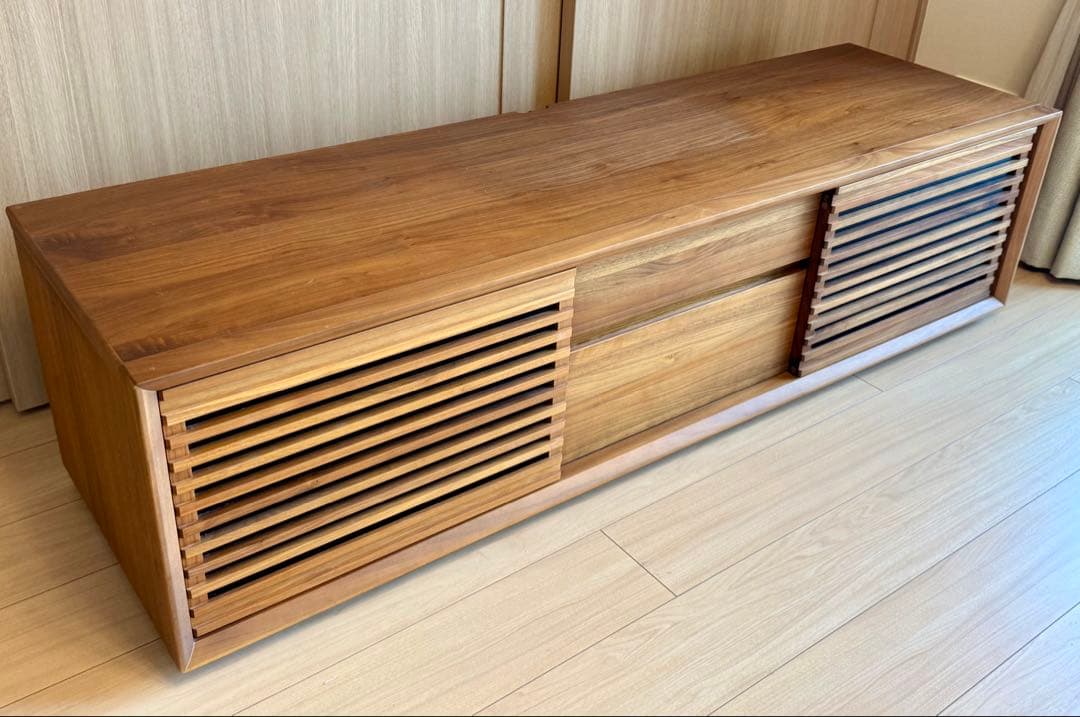 (最終値下げ・本日まで)カリモク スライドストレージTVボード QU50 送料込