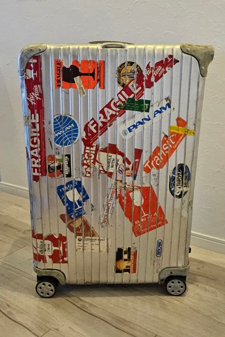 ⭐廃盤 ステッカー多数 ⭐リモワ 　トパーズ　82L　4輪スーツケース⭐