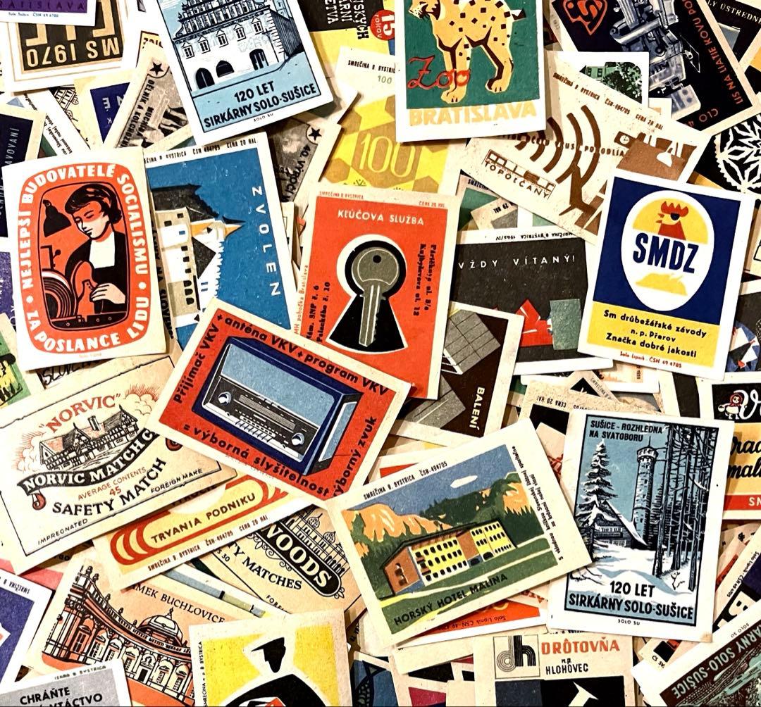マッチラベル1000枚/チェコスロバキア/ヴィンテージ
