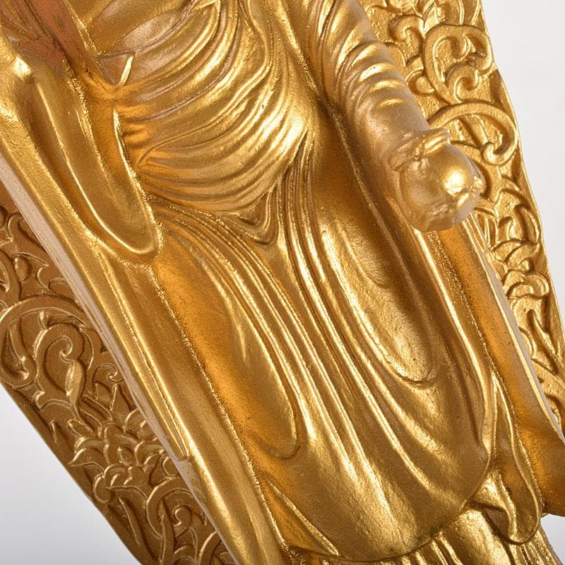 仏教美術　古銅鍍金　観音菩薩像　仏像　C　6593