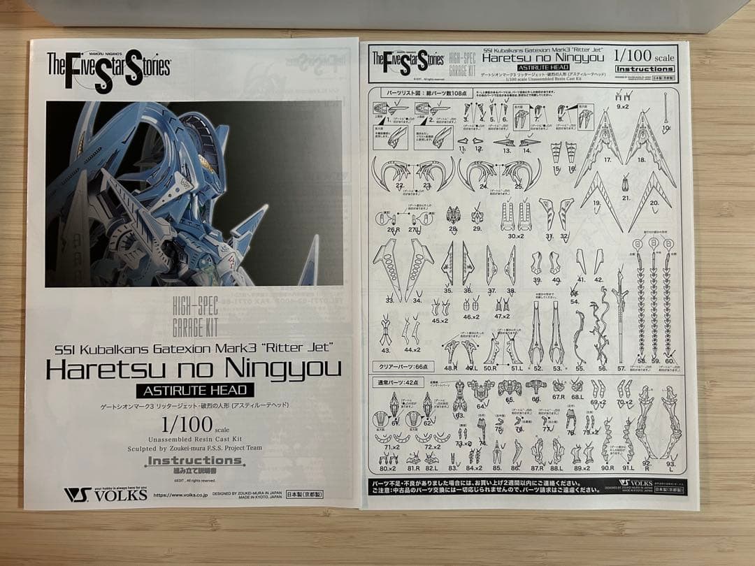 1/100 HSGK リッタージェット・破烈の人形 (アスティルーテヘッド)