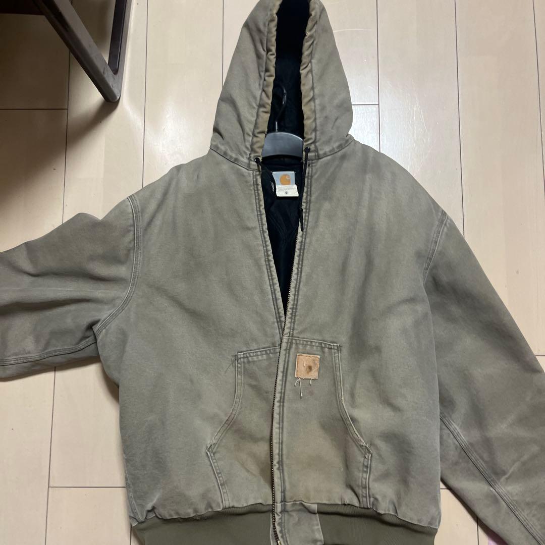 Carharttアクティブジャケット古着フェード感