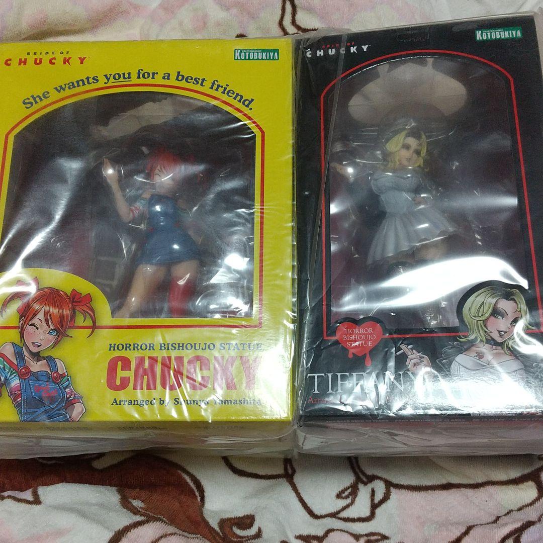希少 チャイルド・プレイ チャッキー＆ティファニーフィギュア　2体セット 美少女
