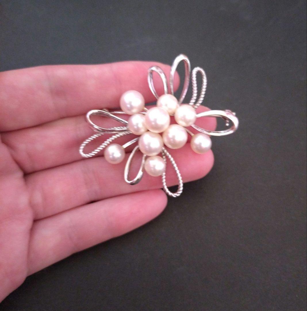 ミキモト SILVER ブローチ