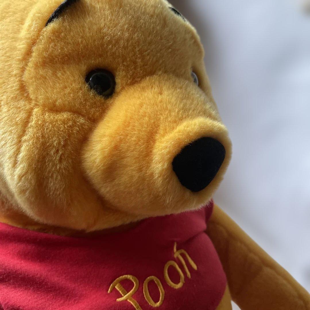 希少品　ディズニーストア　プーさん ぬいぐるみ パペット　美品