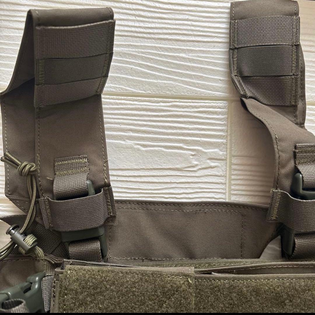 ⭐️未使用⭐️ チェストリグ サバゲー 軽量 多目的 カーキ
