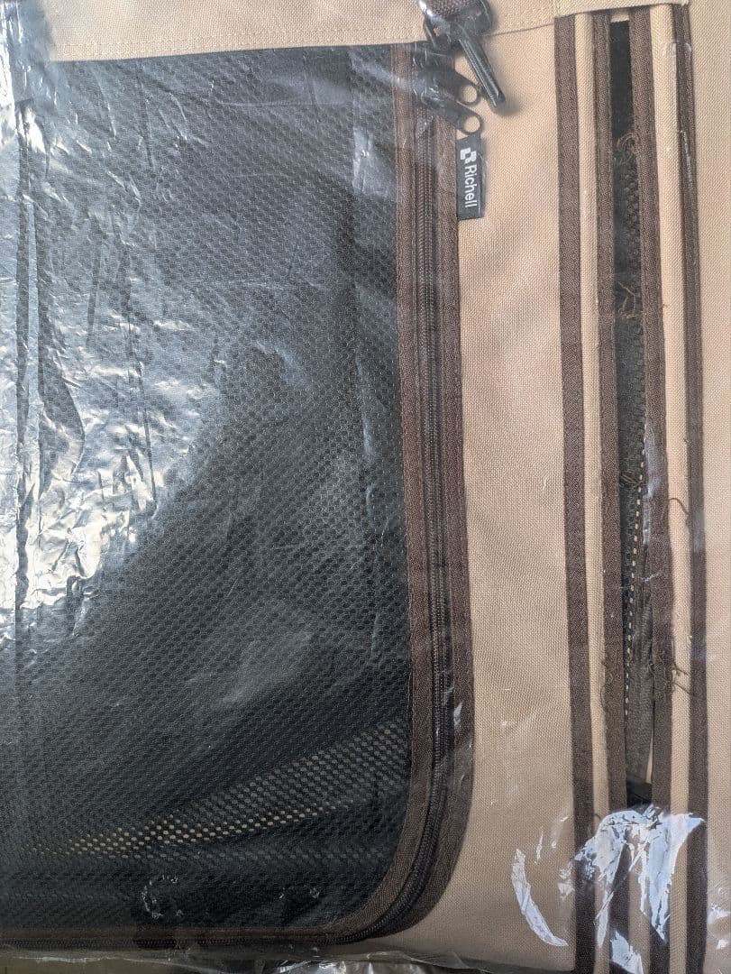 リッチェル たためる3WAYペットケージ 760 76×59×57cm ブラウン