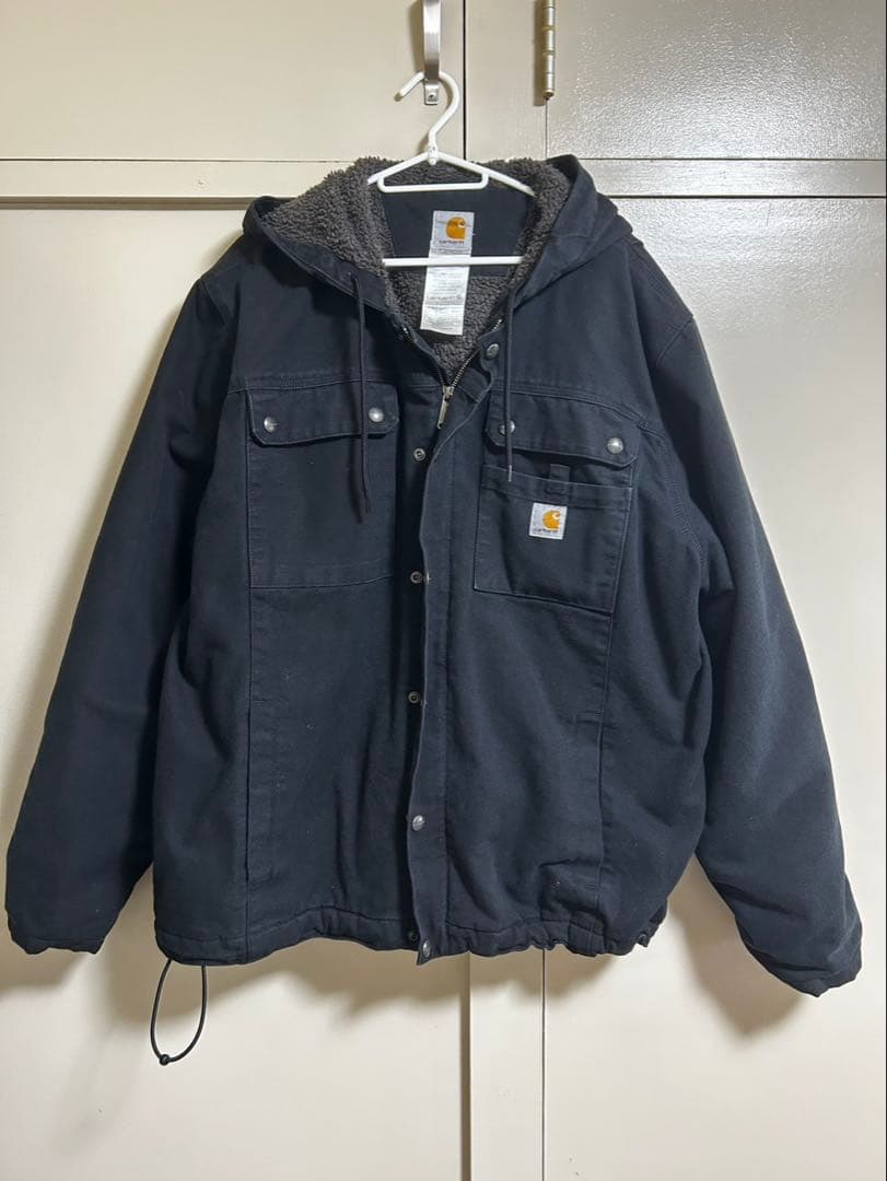 Carhartt フリースライニングジャケット ブラック