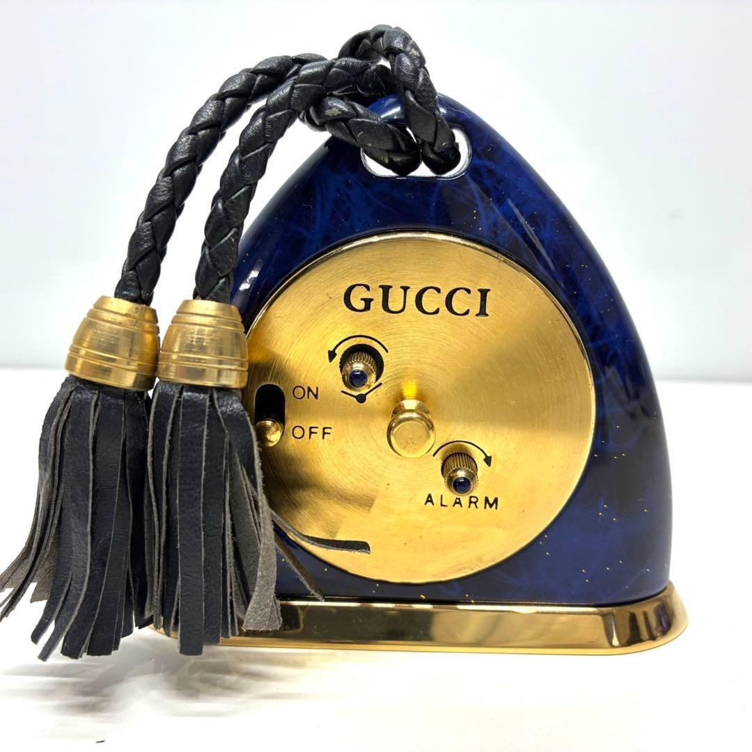 ☆レトロ☆ GUCCI置時計アラーム付き20年物