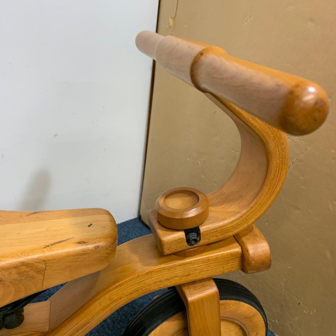 希少 木製 柏木工 KASHIWA幼児用 乗用玩具 三輪車 トライク