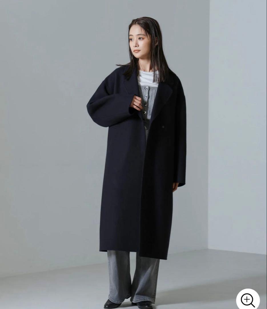 nano universe PURE LAMBS リバーロングコート 定価4万