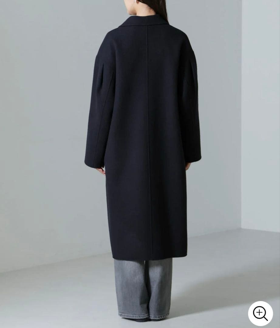 nano universe PURE LAMBS リバーロングコート 定価4万