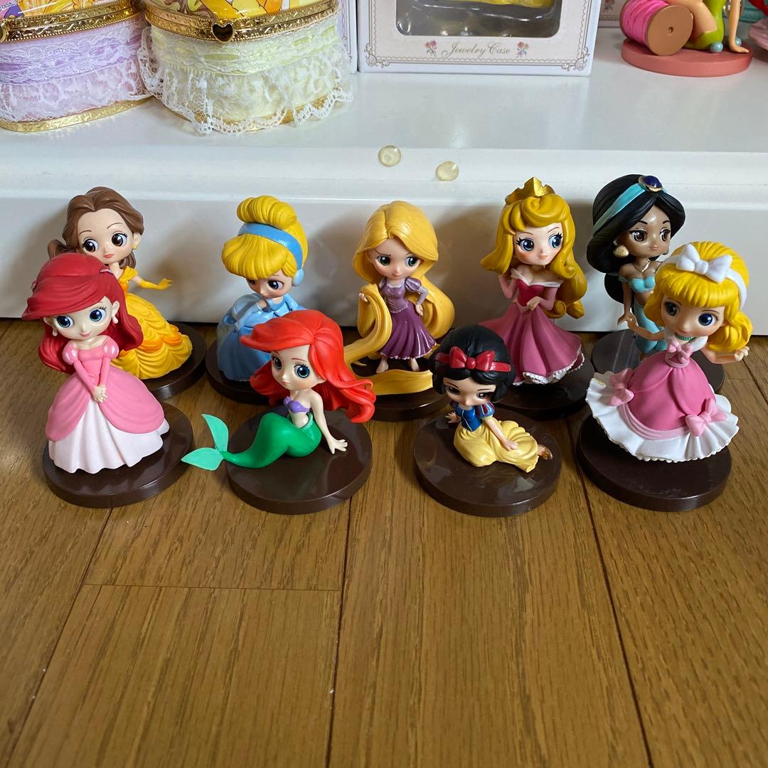 ディズニー　qposket プリンセス　セット