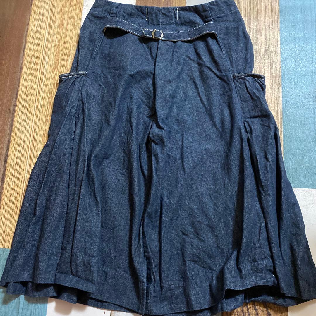 KAPITAL キャピタル デニム ガウチョ フレア ボトムス パンツ 日本製