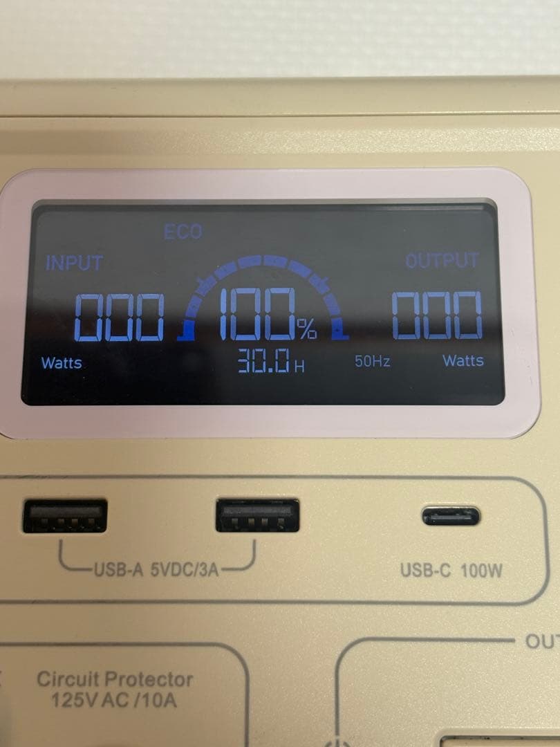 BLUETTI EB3A 小型ポータブル電源 268Wh、600W箱なし