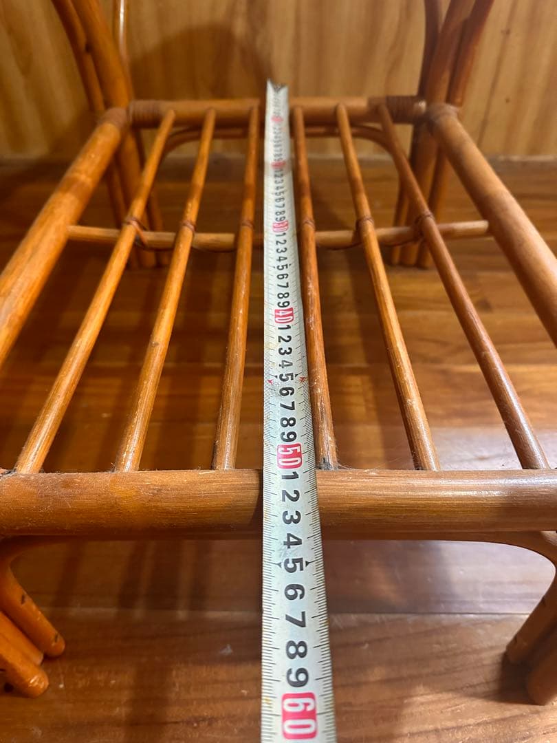 【送料込み】レトロテーブル ラタンテーブル 販売　ビンテージ　アンティーク