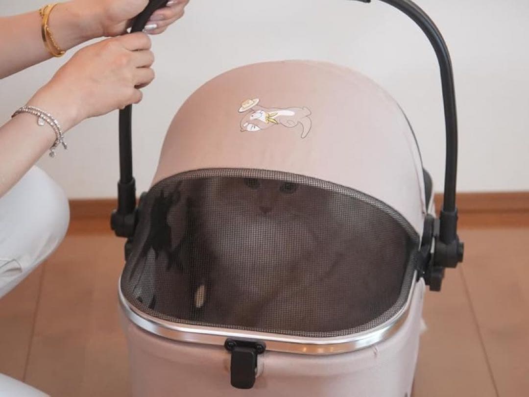 自立型 ペットカート 折りたたみ 分離式 犬猫兼用