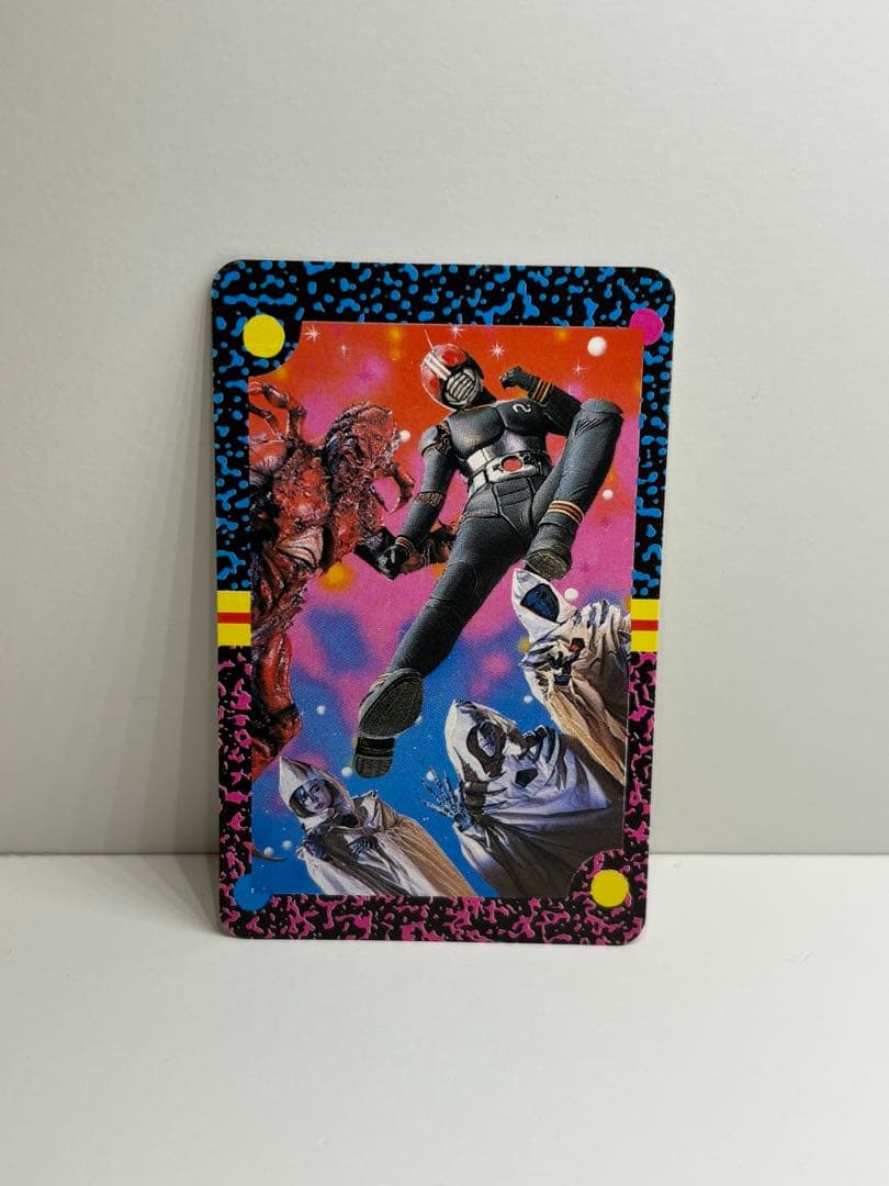 【超貴重】レトロ　仮面ライダーブラック　トランプ 小学館1987