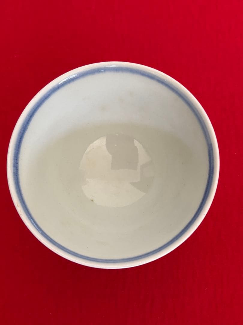 人間国宝 初代 徳田八十吉作 古九谷写意 汲出茶碗 十客 管理T289