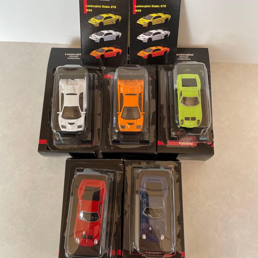 京商 1/64 ランボルギーニ 22台(イオタ，ミウラ，カウンタック等)